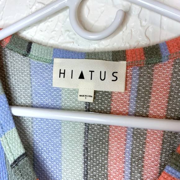 Nordstrom x Hiatus striped thermal top - Picture 3 of 4